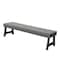 Highwood Usa 5ft Weatherly Picnic Bench Outdoor Furniture for Patio, Backyard, Garden AD-BENN3-CGE - alternate 1
